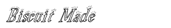 Biscuit Made font preview